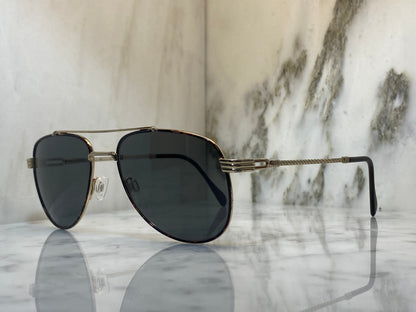 Vintage Aviator sunglasses grey lens studio galleria 509 590 56 16